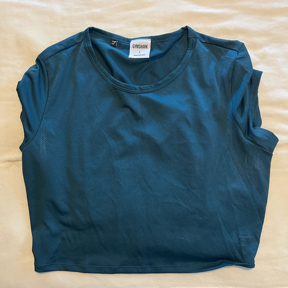 Gymshark Women's Teal Muscle Tee